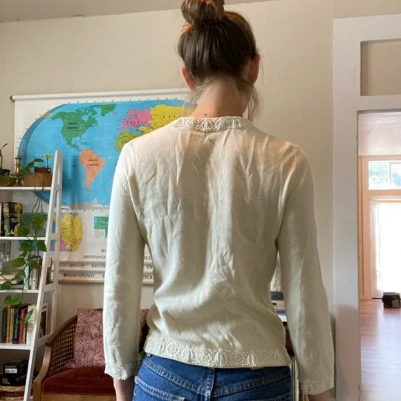 Fun beaded sweater - Picture 7 of 9